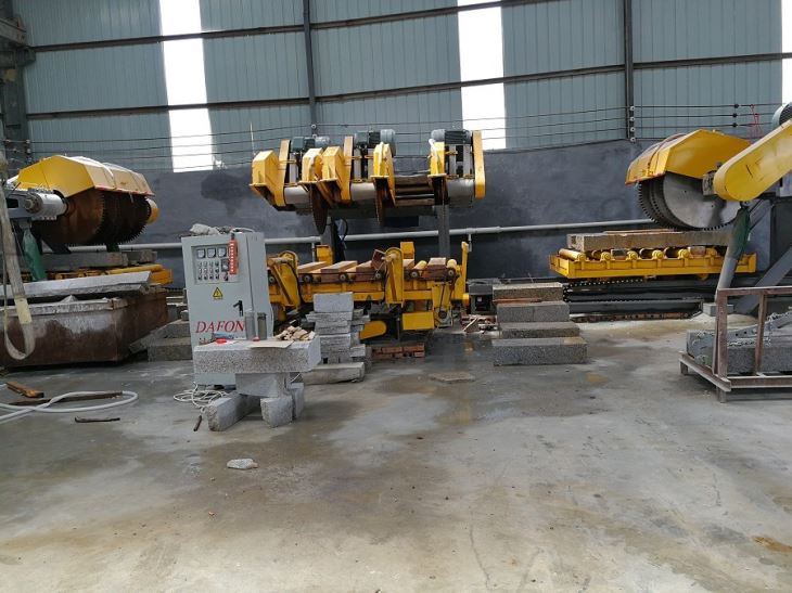 DAFON curbstone cutting machine